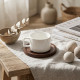 Coffee Cup and Saucer Set - 6 Pcs